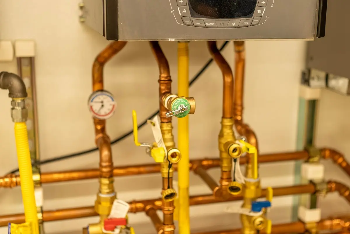 Licensed technician providing Slab Leak Repair for a homeowner in Pennsbury